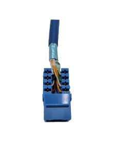 Micro Connectors CAT6 Unshielded Punch Down Keystone Jack with Tool (White: 10 Pack)
