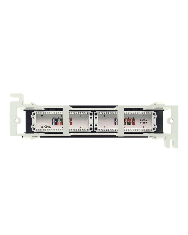 Shaxon 12 Port CAT5E RJ45-110 Mini Patch Panel Shaxon 12 Port CAT5E RJ45-110 Mini Patch Panel
