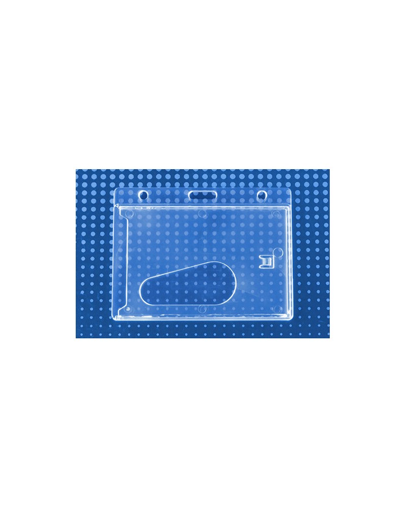 IDP Economy Crystal Clear Horizontal Badge Holder, Side Loaded Card Dispenser (50-Pack) IDP Economy Crystal Clear Horizontal Badge Holder, Side Loaded Card Dispenser (50-Pack)