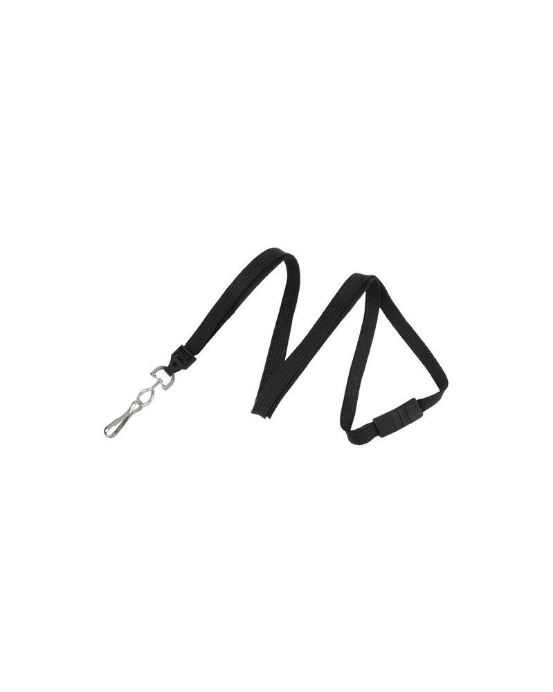 BRADY PEOPLE ID 3/8" Breakaway Lanyard with Universal Slide Adapter & Swivel Hook (Black, 100-Pack) BRADY PEOPLE ID 3/8" Breakaway Lanyard with Universal Slide Adapter & Swivel Hook (Black, 100-Pack)