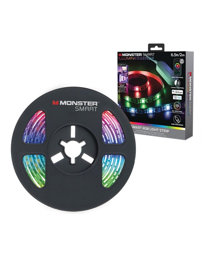 Monster Smart Multicolor LED Light Strip - 6.5 ft Monster Smart Multicolor LED Light Strip - 6.5 ft